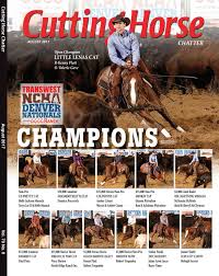 NCHA Cutting Horse Chatter by Cowboy Publishing Group - Issuu