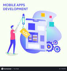 Best Free Mobile Application Development Illustration Download In Png Vector Format Mobile App Development Companies Mobile Application Development App Development