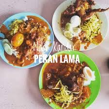 It is a meal of steamed rice which can be plain. Makan Nasi Kandar Pekan Lama Lagi Alam Sari Di Tanah Jauhar