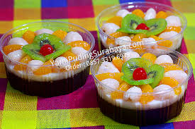 Resep puding mni susu pandan. Puding Buah Mini Surabaya 0857 3319 6979 Indosat Spesialis Aneka Puding Surabaya