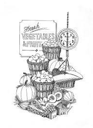 Farmers Market By J W Kelly Sketch Book Architecture Drawing Sketchbooks Bullet Journal Art