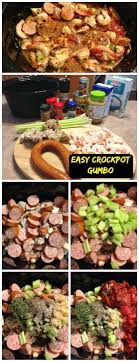 Easy Crockpot Chicken Sausage And Shrimp Gumbo Recipe Gumbo Recipe Crockpot Easy Crockpot Chicken Recipes