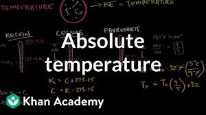 Hence, one kelvin is equal to a change in the thermodyn. Absolute Temperature And The Kelvin Scale Video Khan Academy