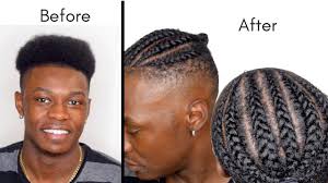 Braids for men are the ultimate in stylish and low maintenance looks. Quick Easy Men S Cornrow Braids High Top Hairstyle Youtube