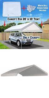 Awnings And Canopies 180992 10x20 Top Roof Tarp Replacement Canopy Cover W Bungee Shade Motorcycle Boat Buy It Now O Canopy Cover Replacement Canopy Canopy