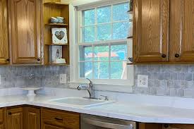 We decided to add peel and stick marble to our countertops. Peel And Stick Backsplash Tiles Everything You Need To Know Love Remodeled