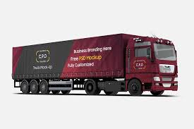 Free Trailer Truck Mockup Trailer Truck Mockup Mockup Free Psd Free Mockup Mockup Psd
