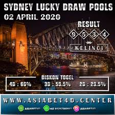 Result Sydney Lucky Draw Pools Kamis 02 April 2020 In 2020 Sydney Lucky Pool
