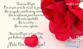 ¡feliz día de la mujer! Frases Cristianas Para Dedicar A Una Mujer
