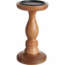 Due to our enormous understanding and massive knowledge of this business, we are involved in offering wooden tealight candle holder. Wilko Large Wooden Pillar Candle Holder Wilko