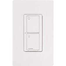 Lutron Caseta Wireless Single Pole 3 Way White Smart With Led Light Switch Lowes Com Smart Lighting Led Light Switch Lutron