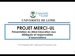 Réseau des observatoires de l'égalité de genre (achevé). Projet Merci Ul Universite De Lome Youtube