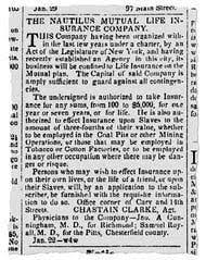 James is the insured on a life insurance policy. Insurance Policies On Slaves New York Life S Complicated Past The New York Times