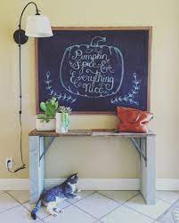 Inexpensive Diy Chalkboard The Spunky Coconut Handmade Home Decor Diy Chalkboard Chalkboard Decor