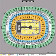 Redskins Stadium Map Elegant Ga Dome Seating Chart