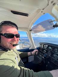 Alex Munson (blue plane), flying again after 30 years!