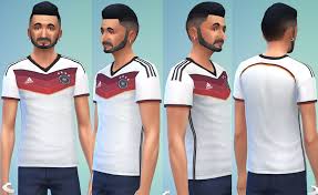 Germany national team » squad world cup 2014 brazil. Mod The Sims Dfb Germany National Team Home Jersey 2014 For Male