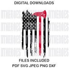 Excited To Share The Latest Addition To My Etsy Shop Digital Svg Red Line Flag Fire Department Firefighter Heat Tra Thin Red Line Flag Digital Svg Flag Decal