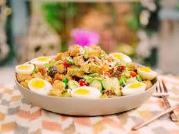 Avocado Toast Panzanella Recipe Food Network Recipes Panzanella Recipe Soup And Salad