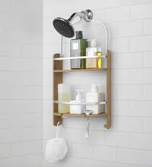 Umbra Barrel Shower Caddy Shower Caddy Bamboo Shower Caddy Small Bathroom Decor