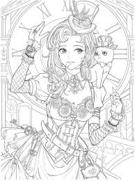 Nouveau Masquerade Coloriage Book Princesse Et Robe Livre De Coloriage Chinois In 2020 Steampunk Coloring Adult Coloring Designs Cartoon Coloring Pages