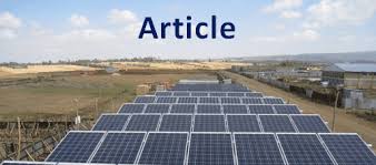 Adopting solar-powered irrigation system to boost agriculture in Nigeria