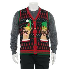4.3 out of 5 stars. Big Tall 33 Degrees Pug Dog Ugly Christmas Sweater Vest