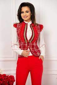 Vesta cu motive traditionale ruxandra. Veste Traditionale ColecÈ›ia 2021 Stil TradiÈ›ional