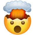This version of unicode was an interesting release that. Shocked Face With Exploding Head Emoji