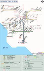 Los Angeles Metro Lines Map La Metro Rail Map | Map - Metro Rail