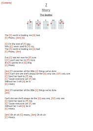 7 Misery The Beatles Beatles Ukulele Ukulele Songs Easy Ukulele Songs