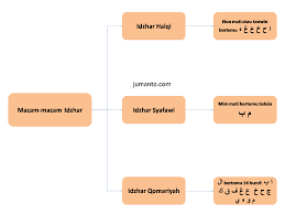 Izhar berjumlah enam huruf dan tempat bacaannya terbagi tiga. Macam Macam Izhar Dalam Hukum Ilmu Tajwid Dan Pengertiannya