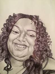 Ball point Portrait Of Mrs Jozanna P. George