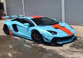 Limited Edition Liberty Walk Lamborghini Aventador Gulf Style Lamborghini Cars Lamborghini Lamborghini Aventador