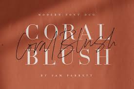 Archive of freely downloadable fonts. Coral Blush Font Duo Coral Blush Script Typeface Handwriting Fonts