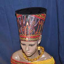 Reserved For Ann Nefertiti Hat Queen Of Cameroon Hat Etsy African Hats Hats Nefertiti