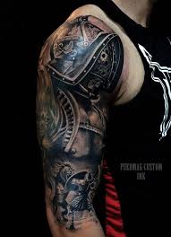 15 Invincible Gladiator Tattoos Arm Tattoos For Guys Gladiator Tattoo Tattoos For Guys