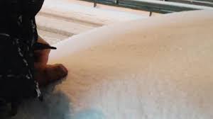 public walk in winter dipping big cock in virgin snow