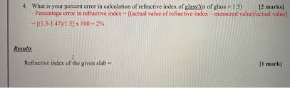 Divide by the exact value. Solved 4 What Is Your Percent Error In Calculation Of Re Chegg Com