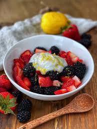 Here are 15 ideas for drinks that are diet and don't ruin your diet with empty calories from sugary drinks. Vegan Lemon Berry Custard Plantiful Kiki Plant Based Living And Eating