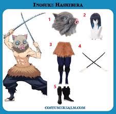Diy Inosuke Hashibira Costume In 2020 Cosplay Anime Cute Cosplay Cosplay Props