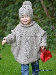 Find easy knitting patterns to make baby clothes and accessories at howstuffworks. Knitting Pattern Temptation Poncho And Hat Set Toddler And Etsy Poncho Knitting Patterns Knitting For Kids Poncho Pattern
