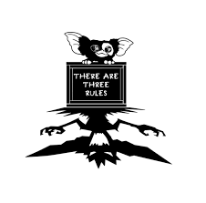 Download Gremlins There Are Three 3 Rules Digital Dxf Png Svg Files Claire B S Caboodles PSD Mockup Templates