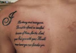 The craze for bicep tattoos was increased by gym lovers. Bible Quotes Chest Tattoos For Men Quotesgram