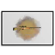 Csgo Awp Dragon Lore Print Gaming Decor Gaming Decor Gaming Posters Visionary