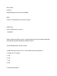 Check spelling or type a new query. Matematika Kelas 4