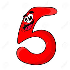 It has attained significance throughout history in part because typical humans have five. Number 5 Cartoon Design Royalty Free Cliparts Vectors And Stock Illustration Image 89474993