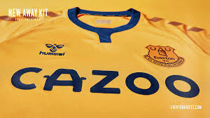 | eitc's disability football stars reveal new hummel strip. Everton And Hummel Unveil Classic 2020 21 Amber Away Kit Royal Blue Mersey