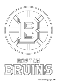 Print Boston Bruins Logo Nhl Hockey Sport Coloring Pages Boston Bruins Logo Sports Coloring Pages Boston Bruins