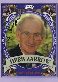 Herb Zarrow collection 6 items with an autographed postcard from Fechters  2001